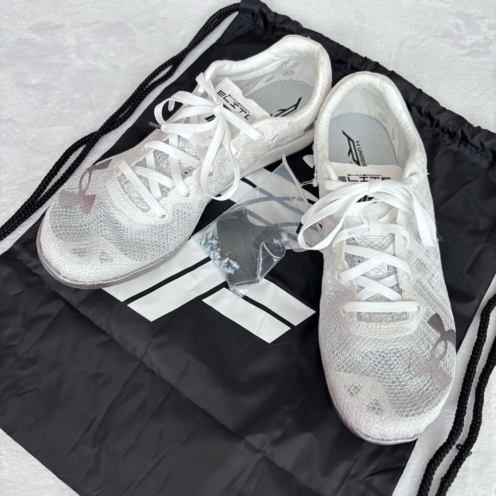 UNDER ARMOUR Shakedown Elite Distance Lace-Up Track Spikes--NEW--10W